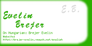 evelin brejer business card